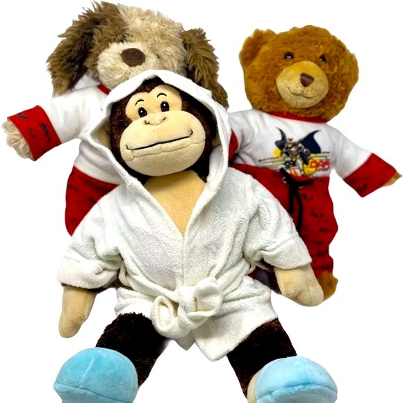 EUC BUILD-A-BEAR LOT-3 Stuffed Animals, Tons of Clothes, Shoes & Accessories! - Picture 2 of 12